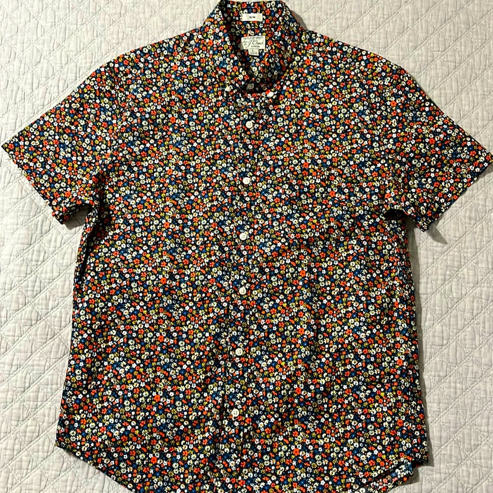 Like NEW w/o tags J. Crew Short Sleeve Button Down Shirt
